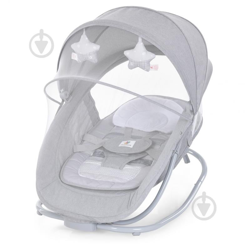 Укачивающий центр Mastela 2 в 1 светло-серый 8113 - фото 1 Укачивающий центр Mastela 2 в 1 светло-серый 8113 - фото 1