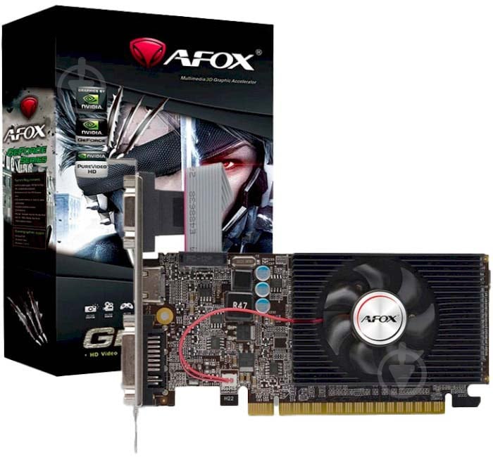 Видеокарта AFOX GeForce GT 610 2GB GDDR3 64bit (AF610-2048D3L7-V6) - фото 1