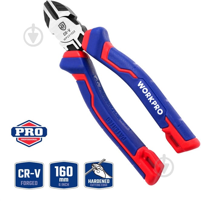 Бокорезы WORKPRO 1 шт. WP231022 - фото 2