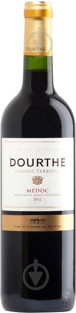 Вино Dourthe Grands Terroirs Medoc красное сухое 0,75 л - фото 1