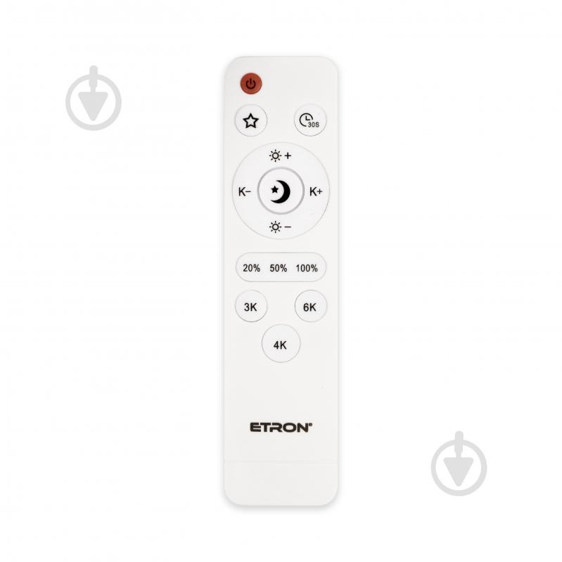 Світильник стельовий ETRON Smart MODERN 1-ESP-2003 Black&White 45 Вт білий із чорним 3000К 4000К 6500К К 1-ESP-2003 - фото 3