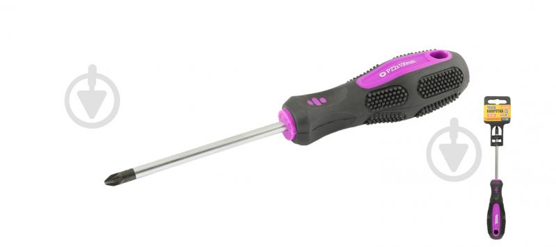 Отвертка MasterTool крестовая РZ2x100 мм 48-5910 - фото 2 Отвертка MasterTool крестовая РZ2x100 мм 48-5910 - фото 2
