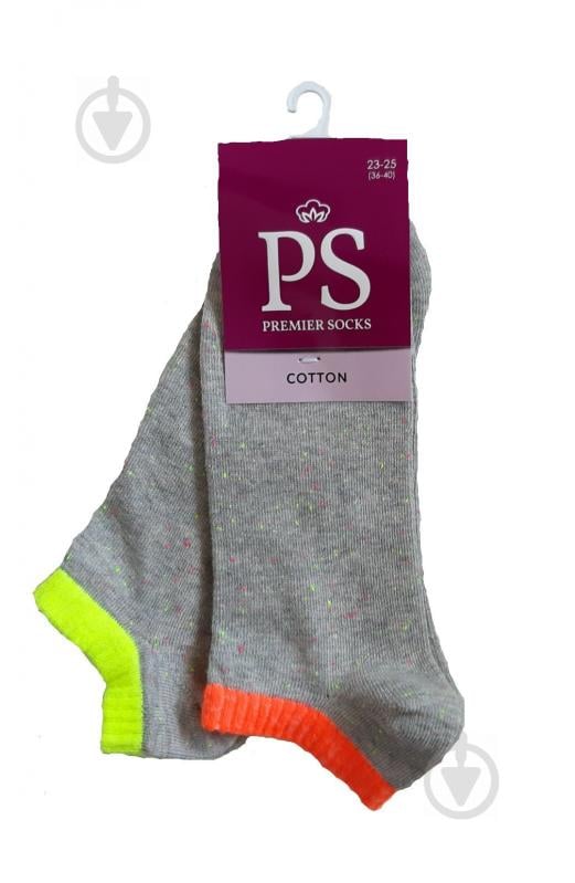 Комплект шкарпеток Premier Socks занижені з непсу р.23-25 жовтий/помаранчевий 2 шт. - фото 1