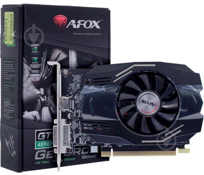 ᐉ Видеокарта AFOX GeForce GT 1030 4GB GDDR4 64bit (AF1030-4096D4H5 ...