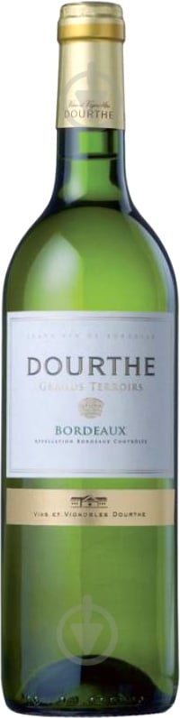 Вино Dourthe Grands Terroirs Bordeaux Blanc белое сухое 0,75 л - фото 1