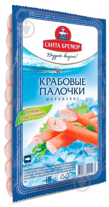 Палички крабові Санта Бремор Класичні (4810168001933) 200 г - фото 1