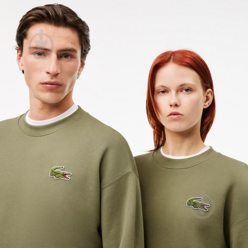 Джемпер Lacoste Sweatshirt SH2741-BMY р.M хаки - фото 5