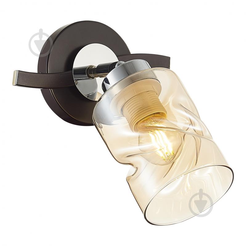 Бра Victoria Lighting 1x60 Вт E27 коричневый Luka/AP1 - фото 1 Бра Victoria Lighting 1x60 Вт E27 коричневый Luka/AP1 - фото 1