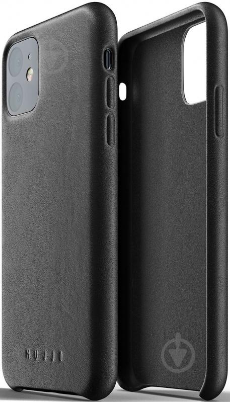 Накладка на корпус MUJJO Full Leather для Apple iPhone 11 black - фото 2