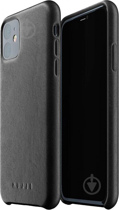Накладка на корпус MUJJO Full Leather для Apple iPhone 11 black - фото 1