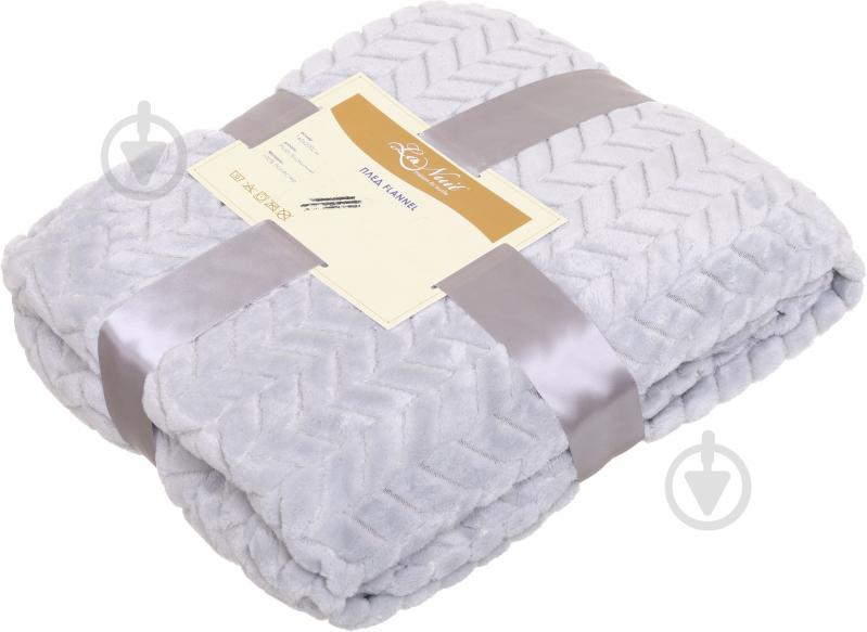 Плед Flannel Plush 160x200 см голубой La Nuit - фото 2 Плед Flannel Plush 160x200 см голубой La Nuit - фото 2