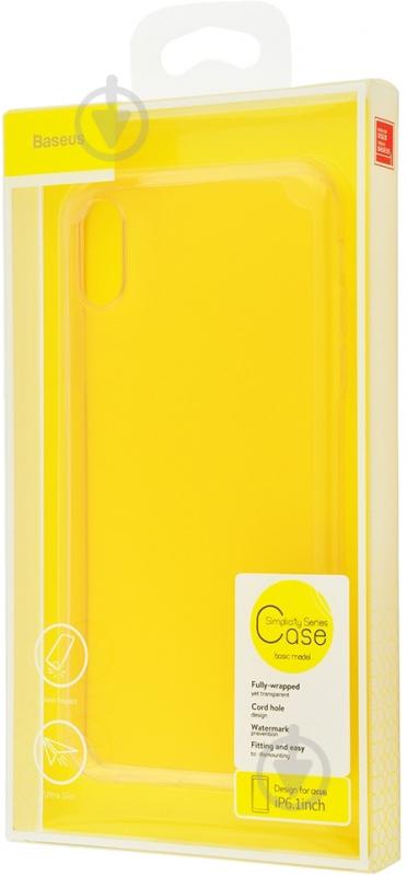 Чохол-накладка BASEUS Simplicity Series Case (TPU) для Apple iPhone XR - фото 1