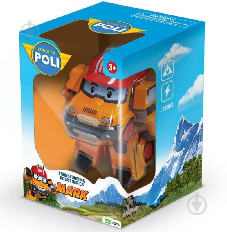 Машинка-трансформер колекційна Robocar Poli Марк 10 см MRT-0654 - фото 1