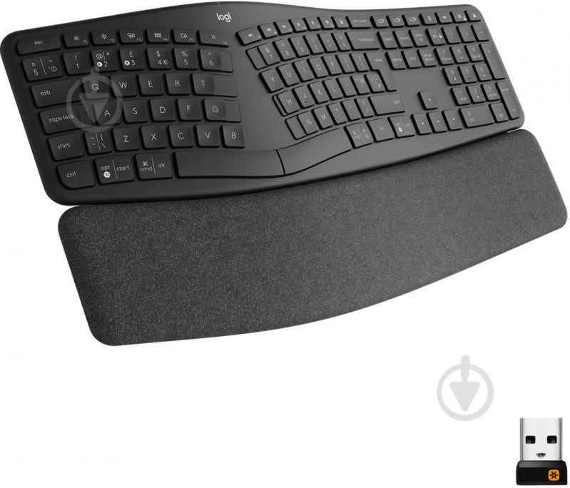 Клавиатура Logitech Ergo K860 USB (920-010110) black - фото 1