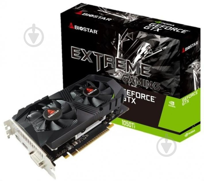 Видеокарта Biostar GeForce GTX 1050 Ti 4GB GDDR5 128bit (GTX1050TI-4GB) - фото 1