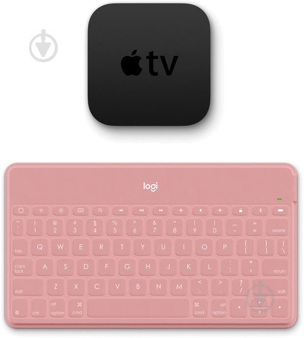 Клавиатура Logitech Keys-To-Go для iPhone iPad Apple TV (920-010122) pink - фото 2