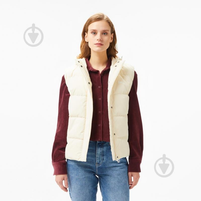 Жилет Lacoste BF2527-XFJ р.38 белый - фото 3