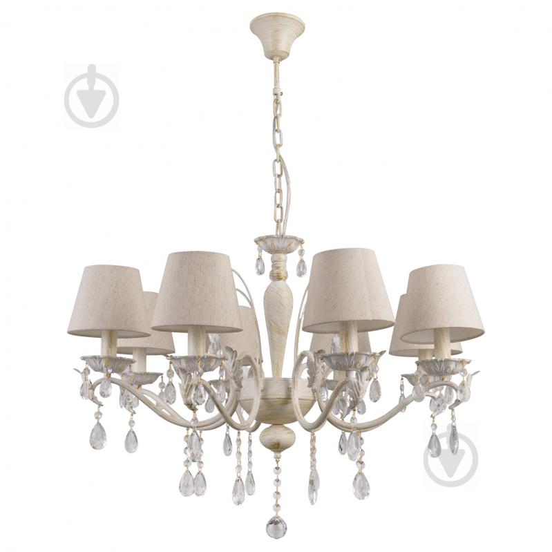 Люстра Victoria Lighting 8x40 Вт E14 бежевый Selita/SP8 - фото 1