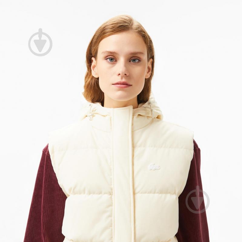 Жилет Lacoste BF2527-XFJ р.40 белый - фото 4