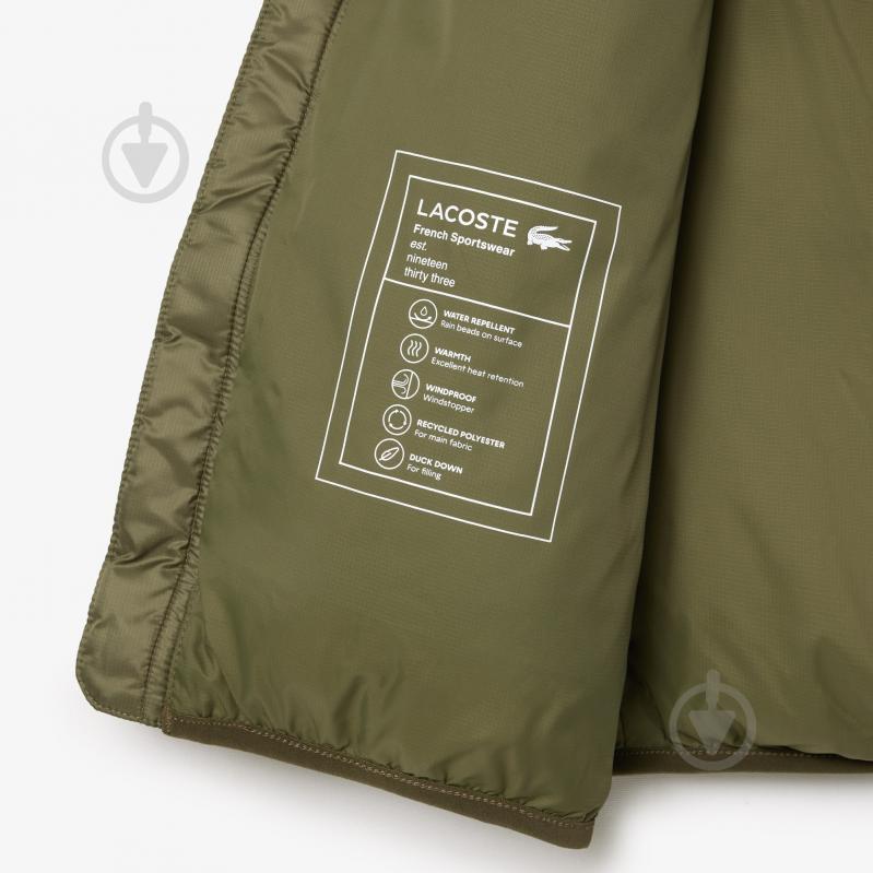 Жилет Lacoste BH2895-BMY р.48 хаки - фото 5 Жилет Lacoste BH2895-BMY р.48 хаки - фото 5
