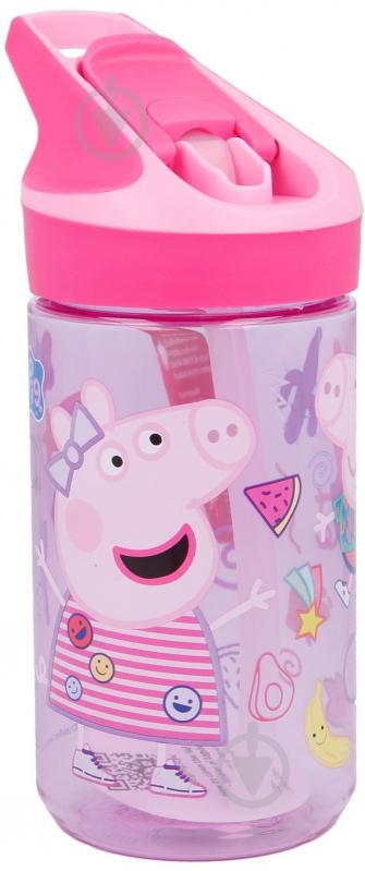 Бутылка детская STOR Peppa Pig 480 мл Stor-13996 розовый - фото 1