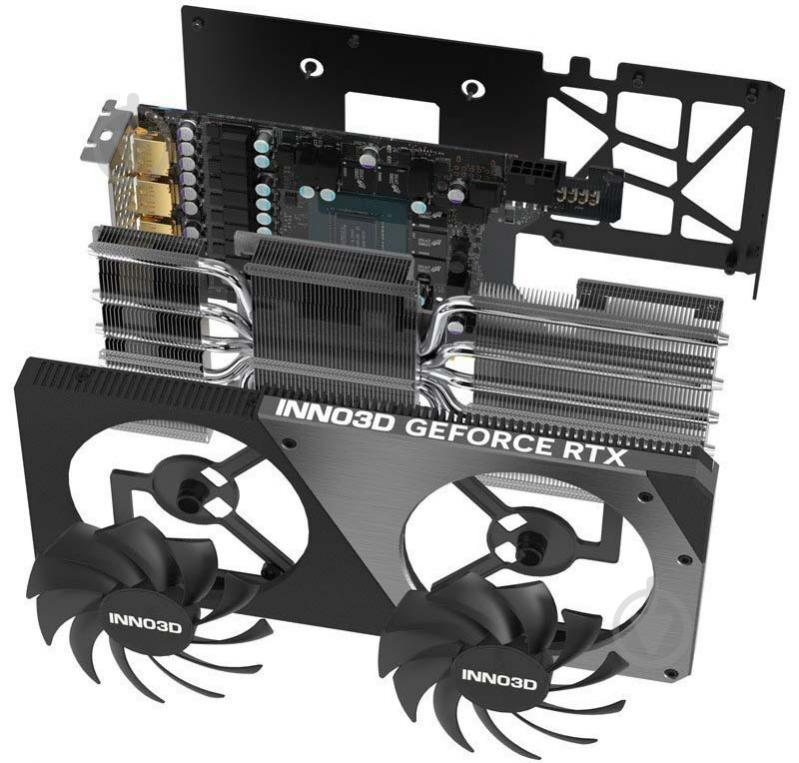 Видеокарта Inno3D GeForce RTX 4070 12GB GDDR6X 192bit (N40702-126X-185252N) - фото 7