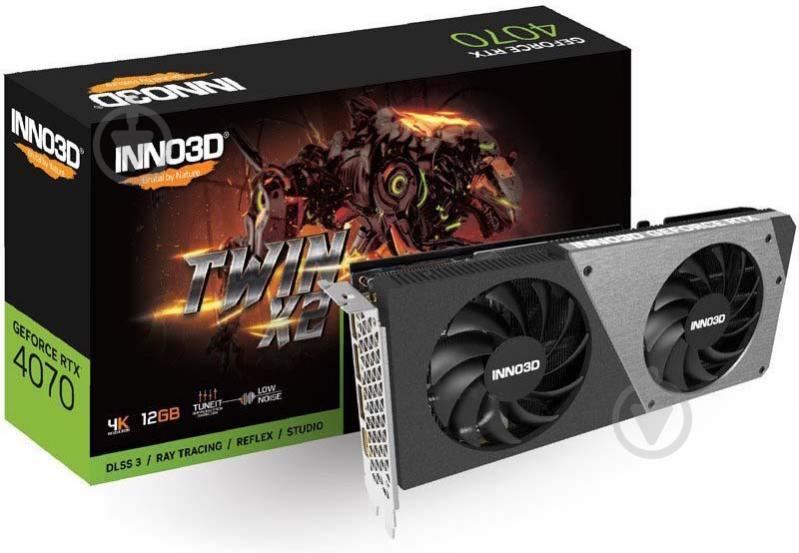 Видеокарта Inno3D GeForce RTX 4070 12GB GDDR6X 192bit (N40702-126X-185252N) - фото 10