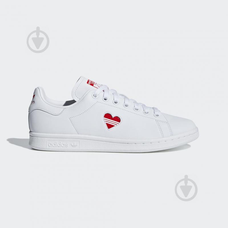 Кроссовки женские зимние Adidas STAN SMITH W G27893 р.39 1/3 белые - фото 1