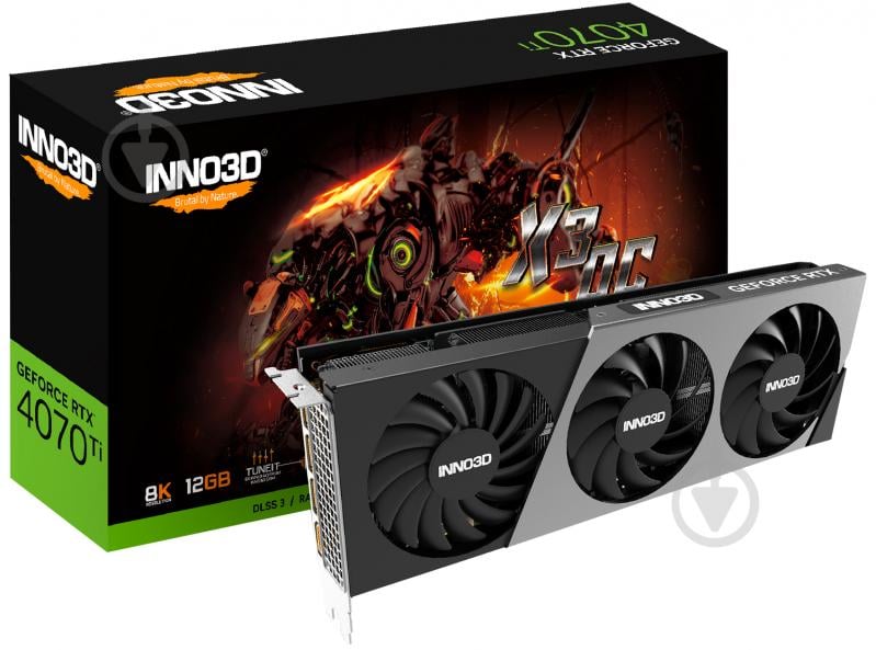 Відеокарта Inno3D GeForce RTX 4070 Ti 12GB GDDR6X 192bit (N407T3-126XX-186148N) - фото 2