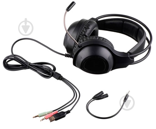 Гарнитура 2E Gaming LED 2E-HG310B black (2E-HG310B) - фото 4