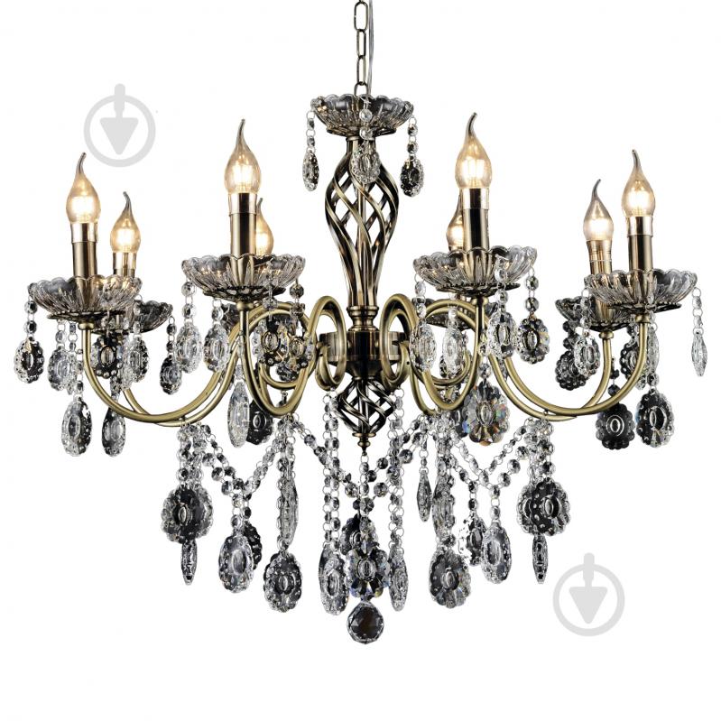 Люстра Victoria Lighting 8x40 Вт E14 бронза Candice/SP8 - фото 1