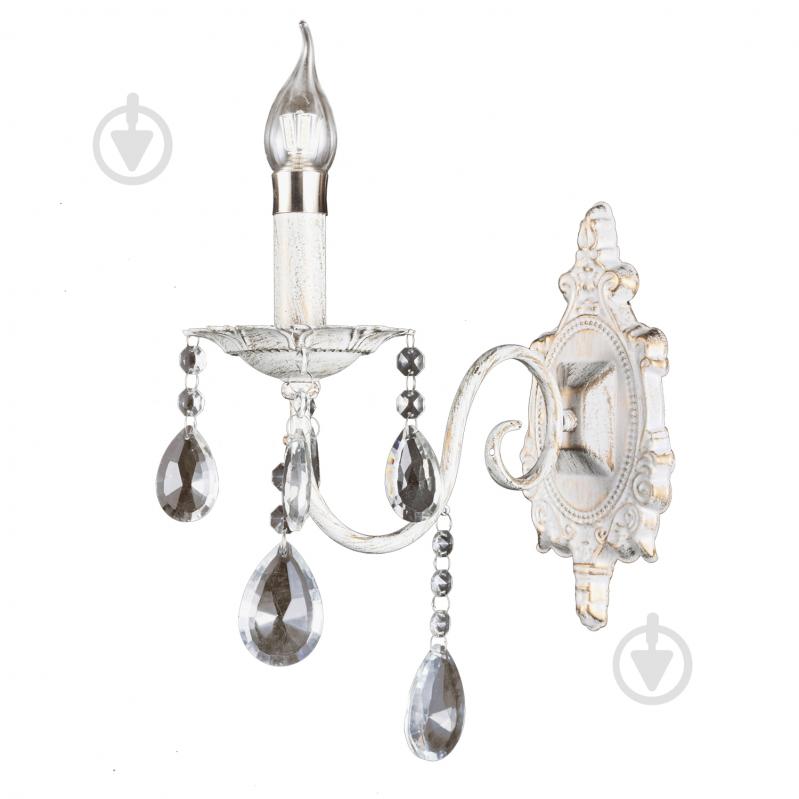 Бра Victoria Lighting 1x40 Вт E14 белый Barbara/AP1 - фото 1 Бра Victoria Lighting 1x40 Вт E14 белый Barbara/AP1 - фото 1