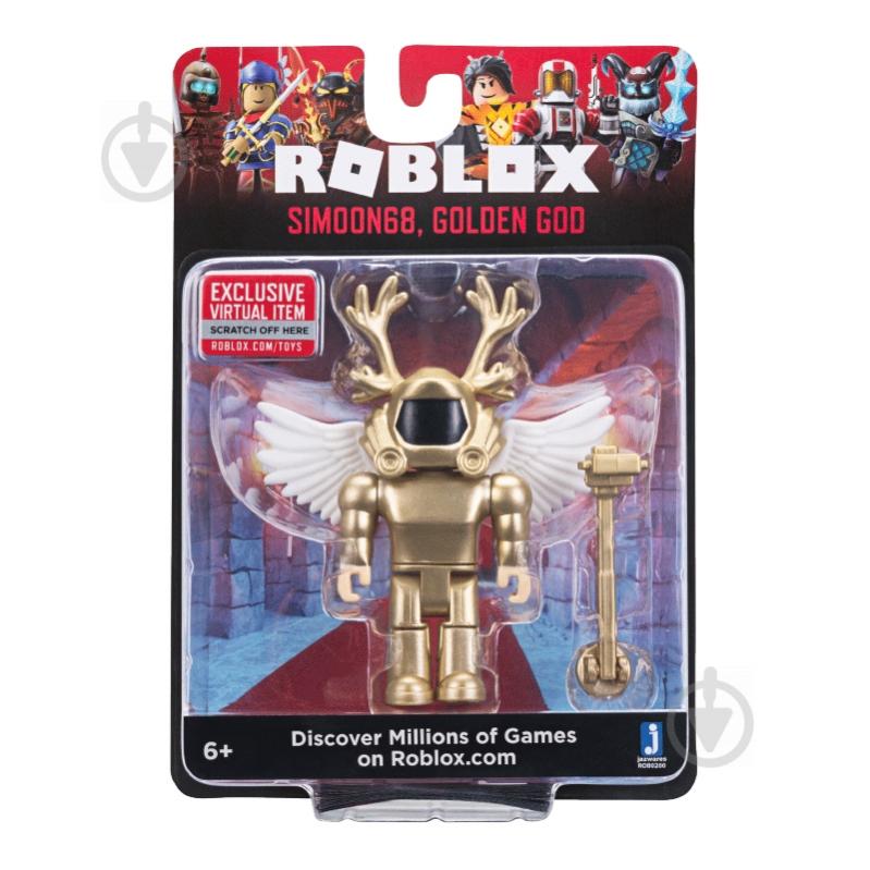 Фигурка коллекционная Jazwares Roblox Core Figures Simoon68, Golden God W6 ROB0200 - фото 1