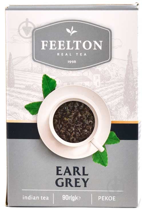 Чай чорний FEELTON Earl Grey РЕКОЕ 4820186121438 90 г - фото 1