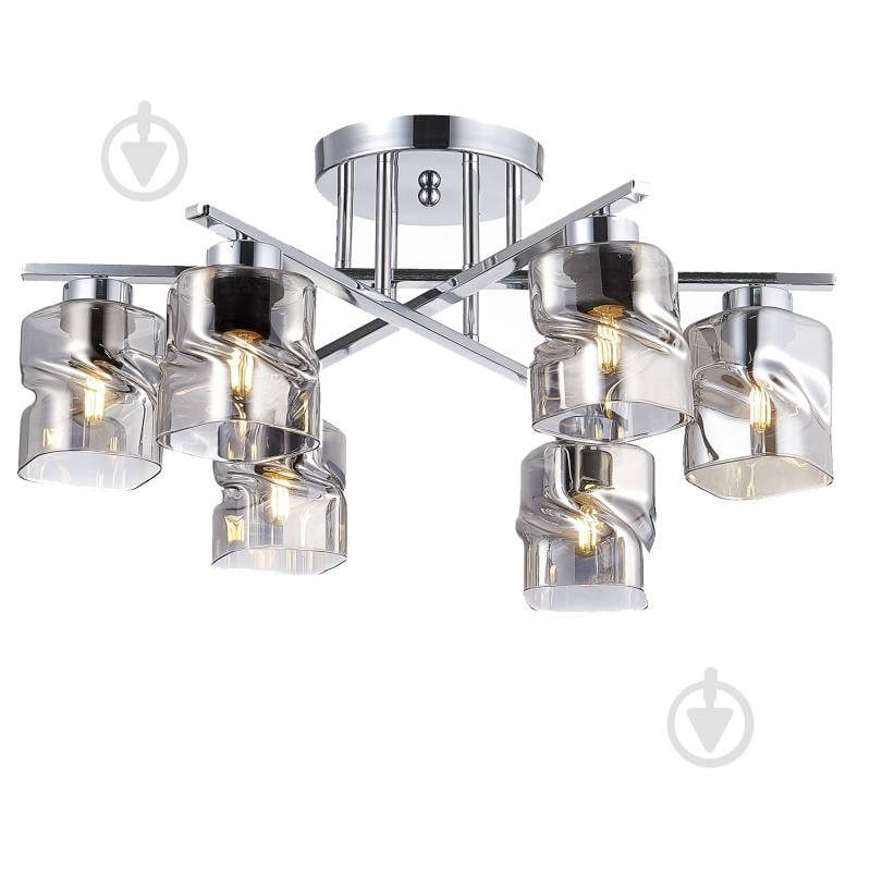 Люстра Victoria Lighting 6x60 Вт E27 хром Smith/PL6 - фото 1