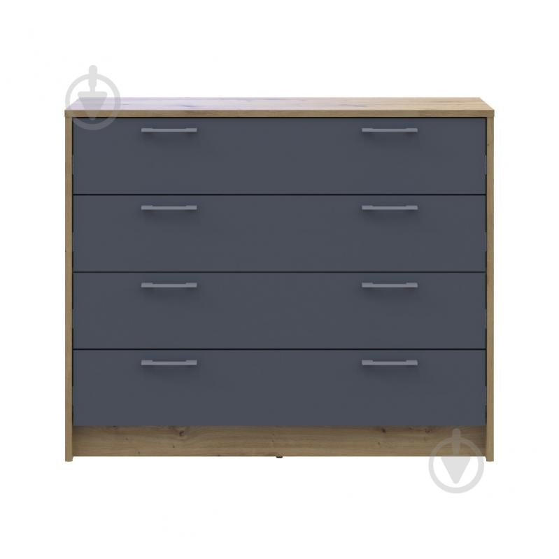 Комод Doros Ронді 4Ш 1000x820x400 мм дуб артізан/графіт - фото 3 Комод Doros Ронді 4Ш 1000x820x400 мм дуб артізан/графіт - фото 3