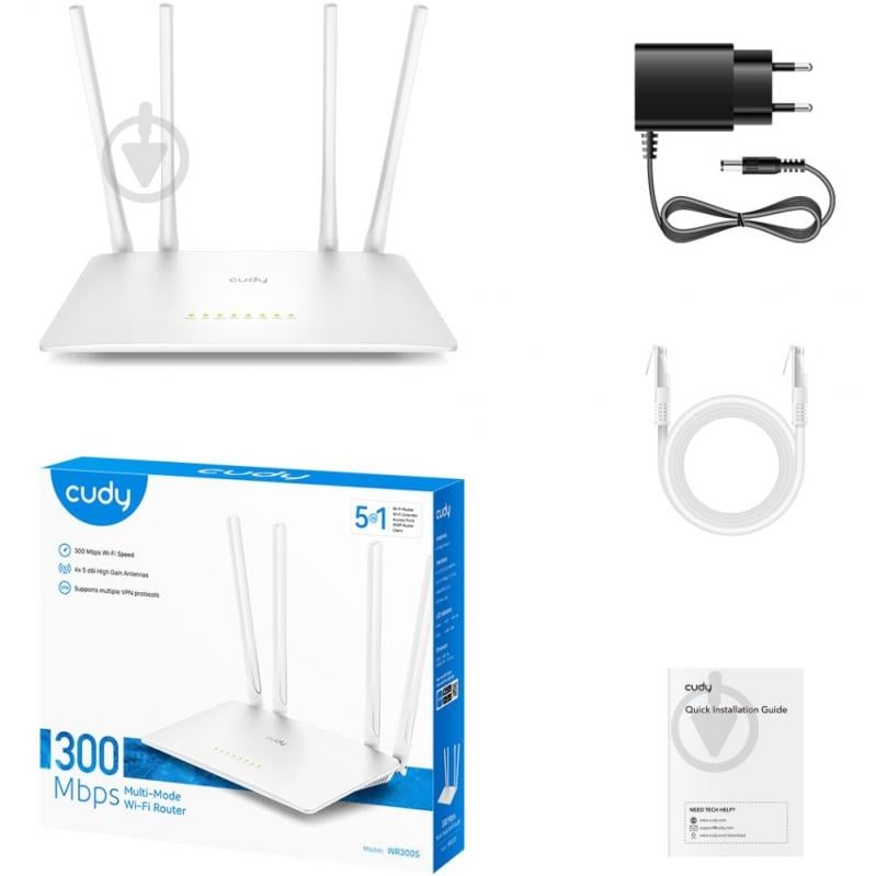 Wi-Fi-роутер Cudy WR300S - фото 5 Wi-Fi-роутер Cudy WR300S - фото 5