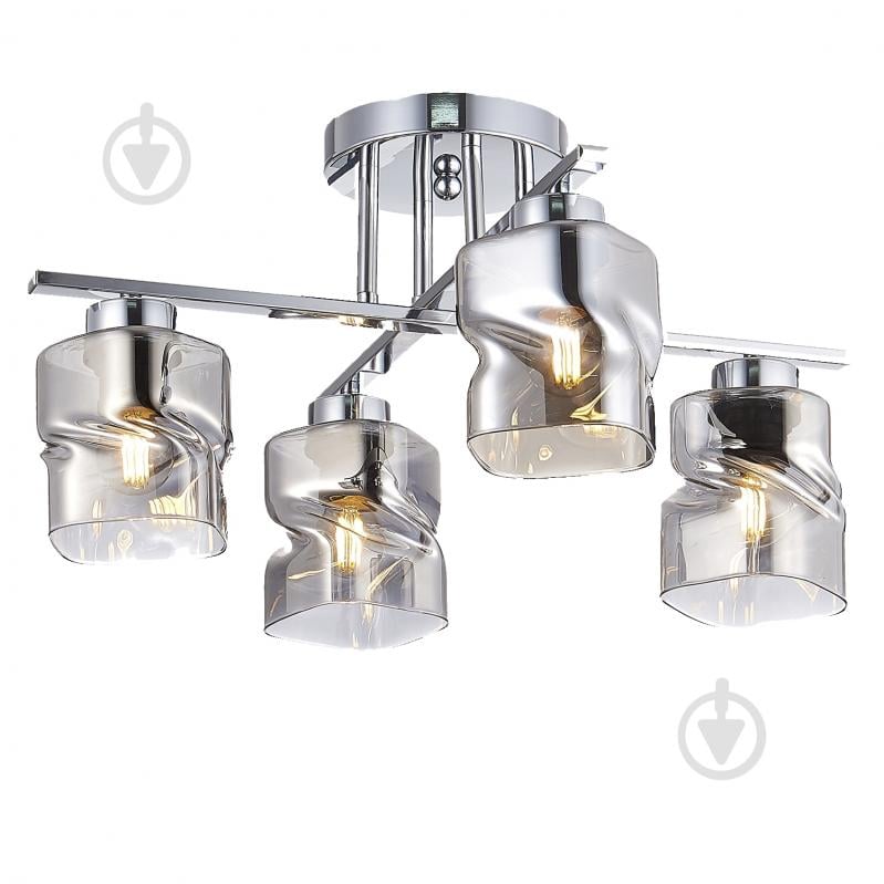 Люстра Victoria Lighting 4x60 Вт E27 хром Smith/PL4 - фото 1