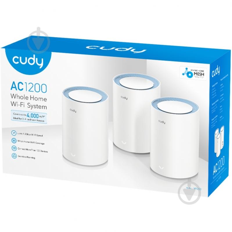 Wi-Fi-система Cudy Mesh Solution M1200 (3-Pack) - фото 4