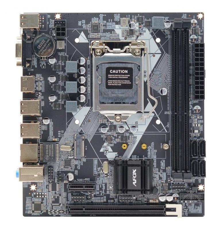 Материнская плата AFOX IH61-MA2-V4 (Socket 1155, Intel H61, micro ATX) - фото 1