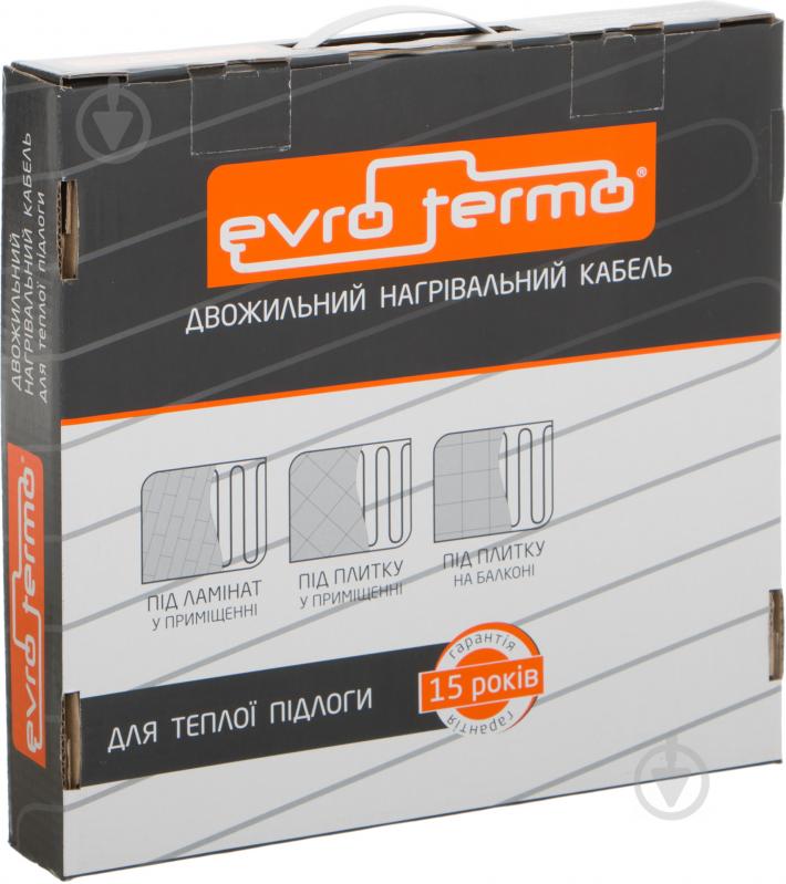 Нагрівальний кабель Evro-Termo 15, 1,0 – 1,6 кв.м - фото 5