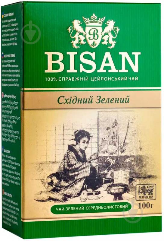 Чай зелений BISAN Східний Зелений РЕКОЕ 4791007012634 100 г - фото 1