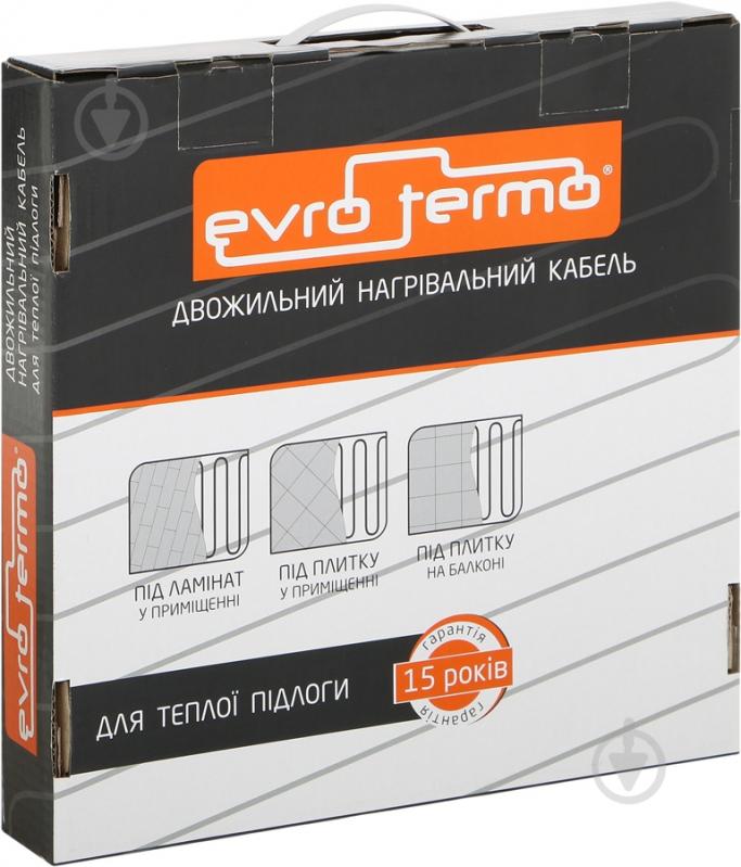 Нагрівальний кабель Evro-Termo 15, 1,4–2,3 кв.м - фото 4