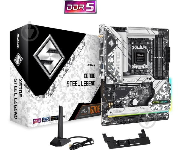 Материнская плата ASRock X670E STEEL LEGEND (Socket AM5, AMD X670, ATX) - фото 6