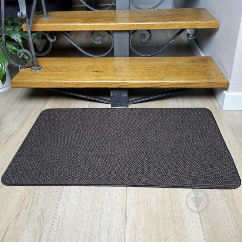 Коврик Dariana TWIST коричневый 60х90 см - фото 4