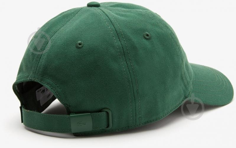 Кепка Lacoste RK0491-132 one size зеленый - фото 2