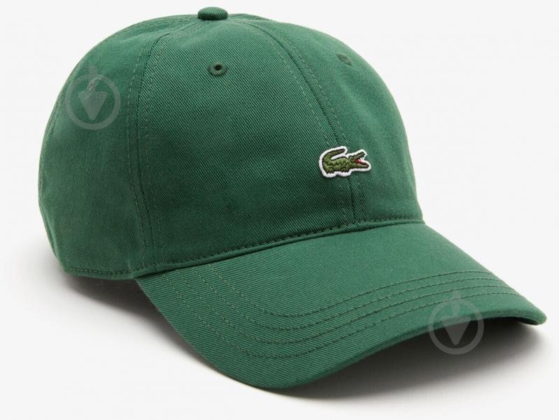 Кепка Lacoste RK0491-132 one size зеленый - фото 1