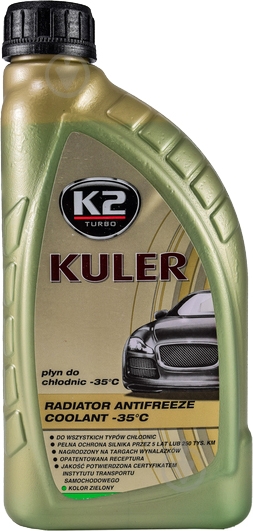 ᐉ Антифриз K2 Kuler -35 T201Z 1 л зеленый • Купить в Киеве, Украине ...