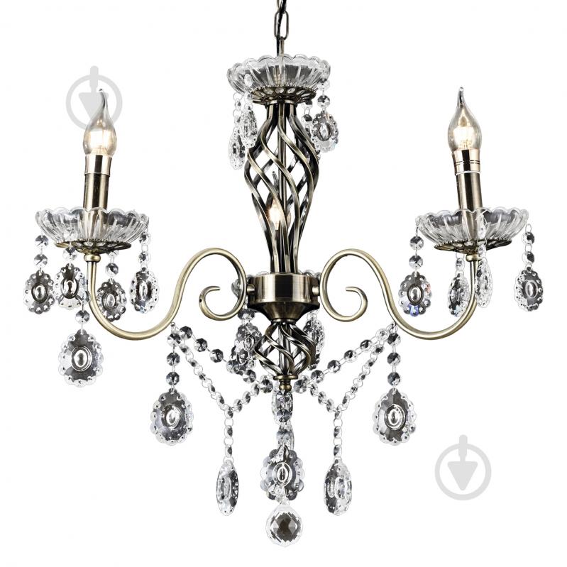 Люстра Victoria Lighting 3x40 Вт E14 бронза Candice/SP3 - фото 1