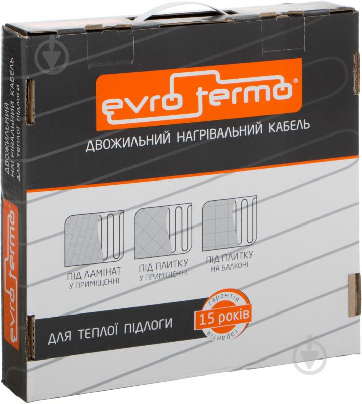 Нагрівальний кабель Evro-Termo 15, 6,1–10,1 кв.м - фото 5